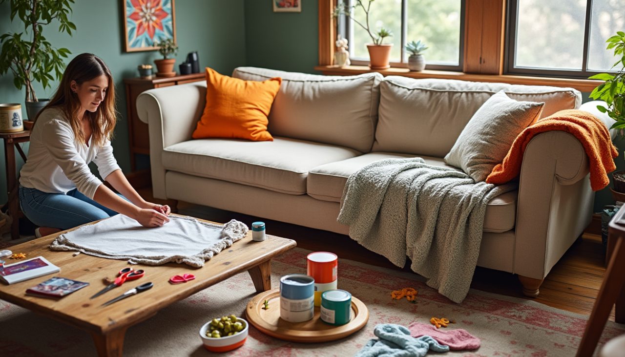 découvrez des astuces simples et économiques pour relooker un vieux canapé sans dépenser beaucoup d'argent, et donnez-lui une nouvelle vie élégante et confortable.