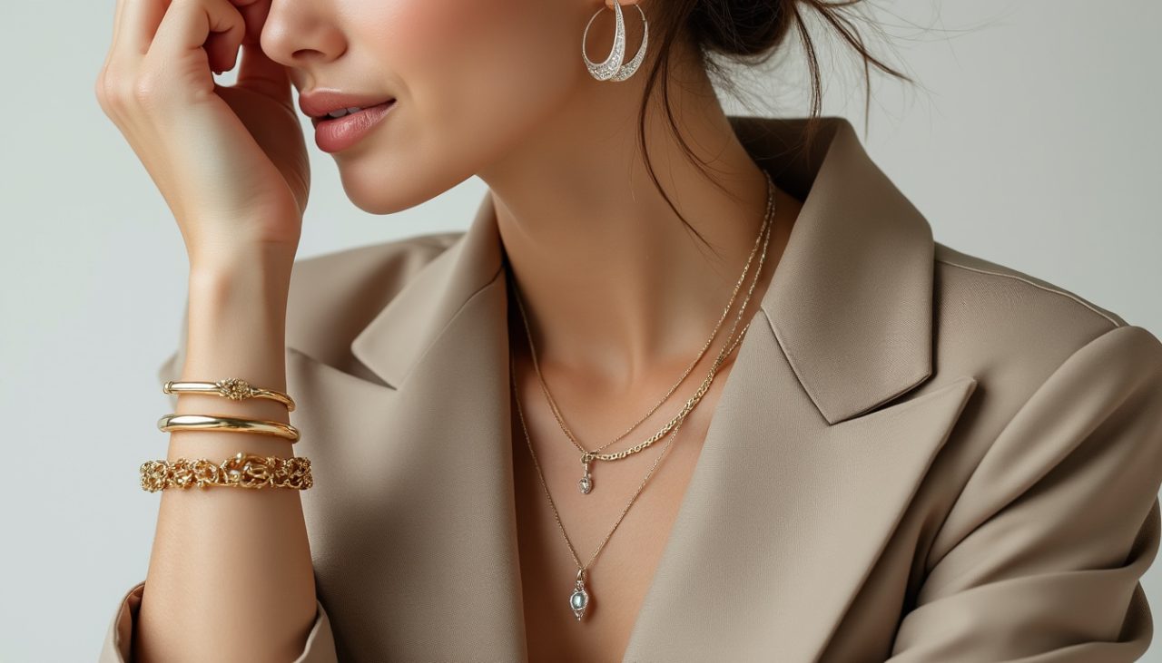 découvrez comment associer harmonieusement des bijoux en or et en argent pour sublimer votre tenue avec élégance et style.