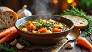 découvrez notre recette de soupe maison nourrissante, parfaite pour réchauffer vos soirées d'hiver avec des ingrédients sains et savoureux.